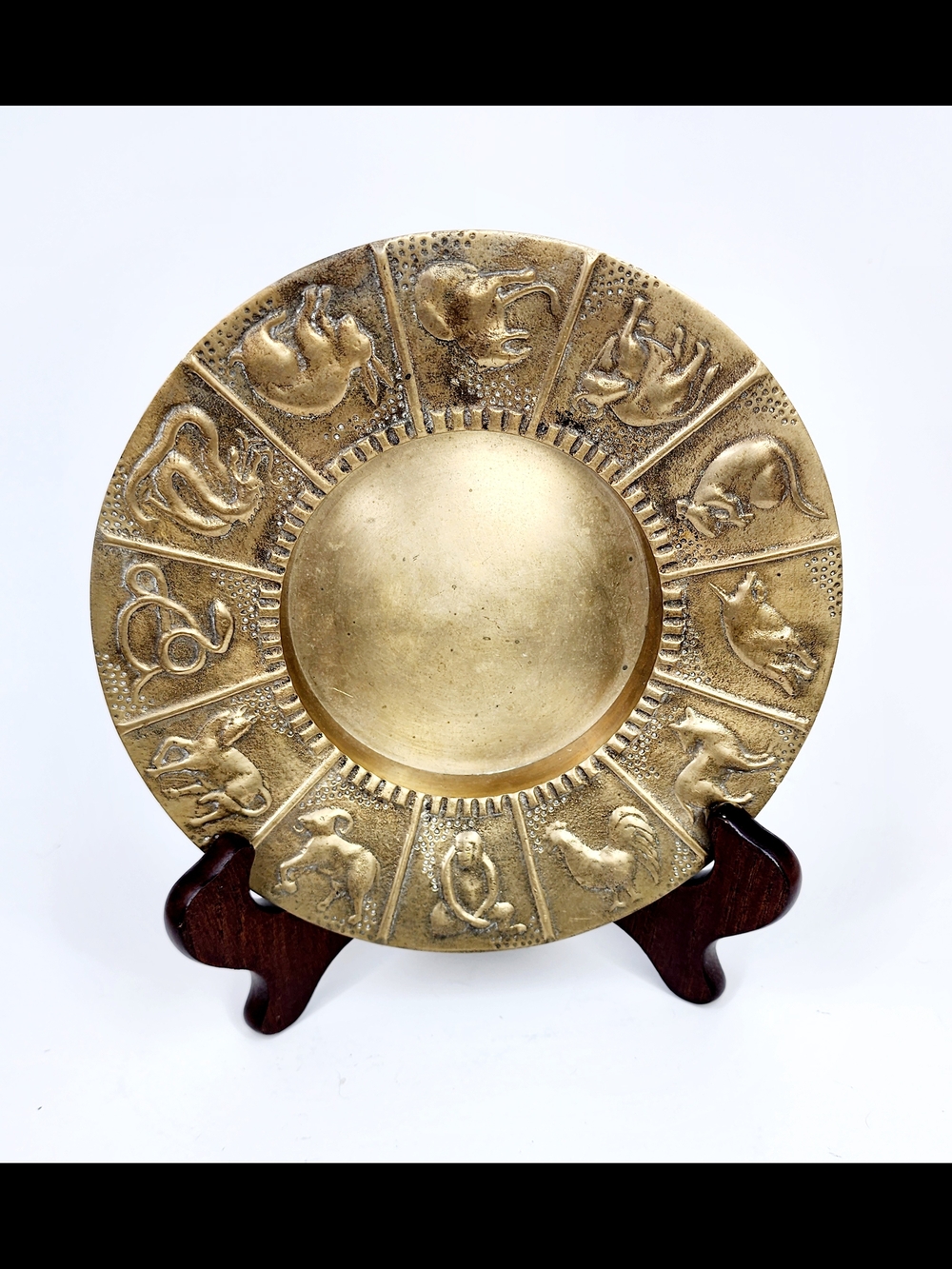 Brass Zodiac Decorative Plate - Brass - Korea